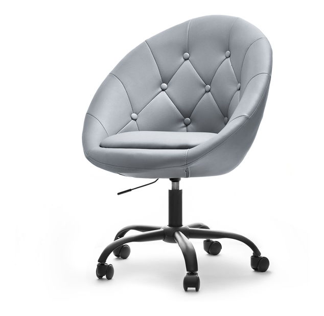 Křeslo Lush 4 (šedá + černá)