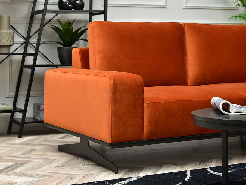 Rohová sedačka Números (černá)