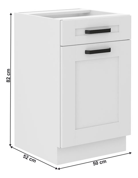 Spodní skříňka Lesana 1 (bílá) 50 D 1F 1S BB 