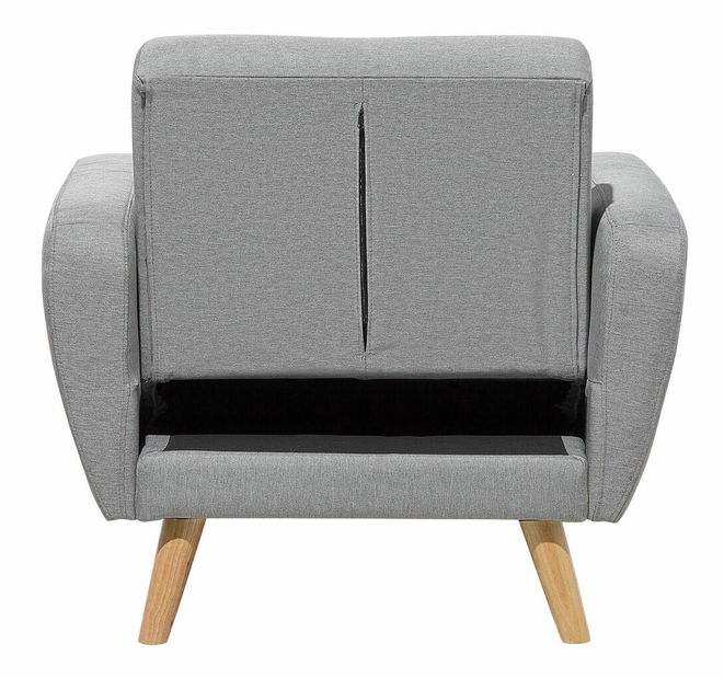 Křeslo Flong (světlešedá)