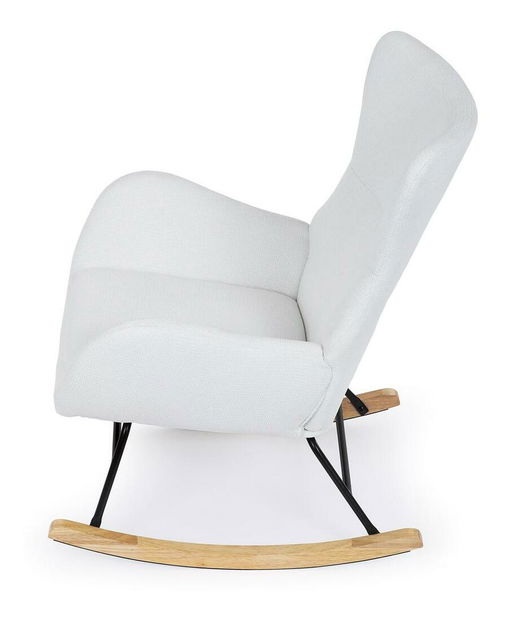 Houpací křeslo Alcanzaba (bílá)