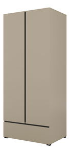 Šatní skříň Crossroad S18 (congo + černá)