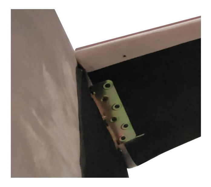 Manželská postel 180x200 cm Bretto (šedohnědá)Taupe Velvet látka)