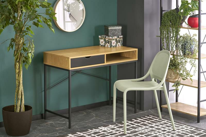 PC stolek Bloom (černá + natural)