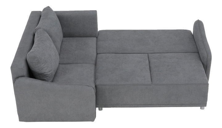Rohová sedací souprava Lena (šedá) (L)