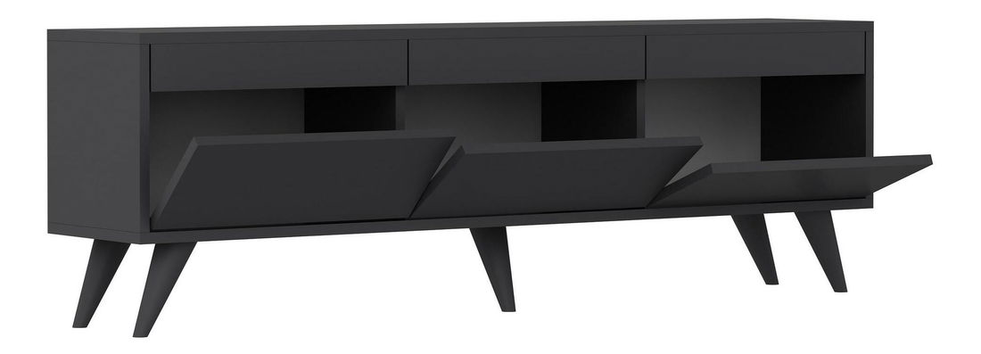 TV stolek/skříňka Siluke (antracit)