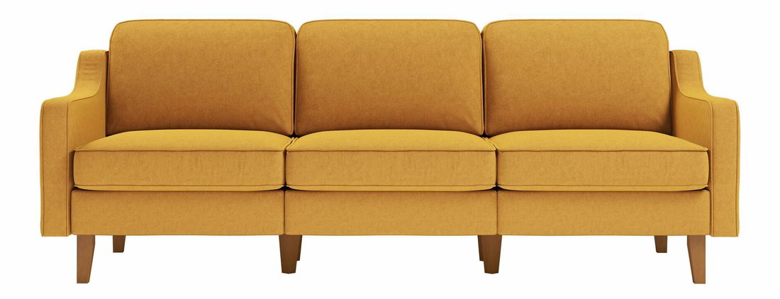 Pohovka trojsedačka Robia E (lososová + ořech)