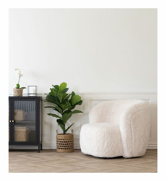 Křeslo Sněveta ( šedobílá)