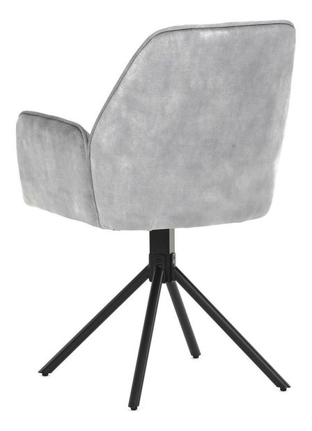 Jídelní židle Heridas (stříbrná)