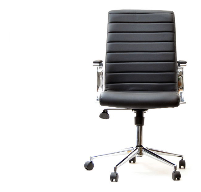 Křeslo Cruise (černá + chromová)