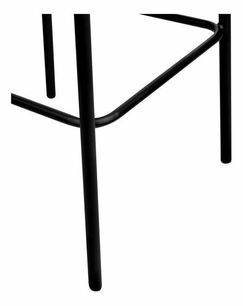 Set 2ks barových židlí Minik (šedé buklé)