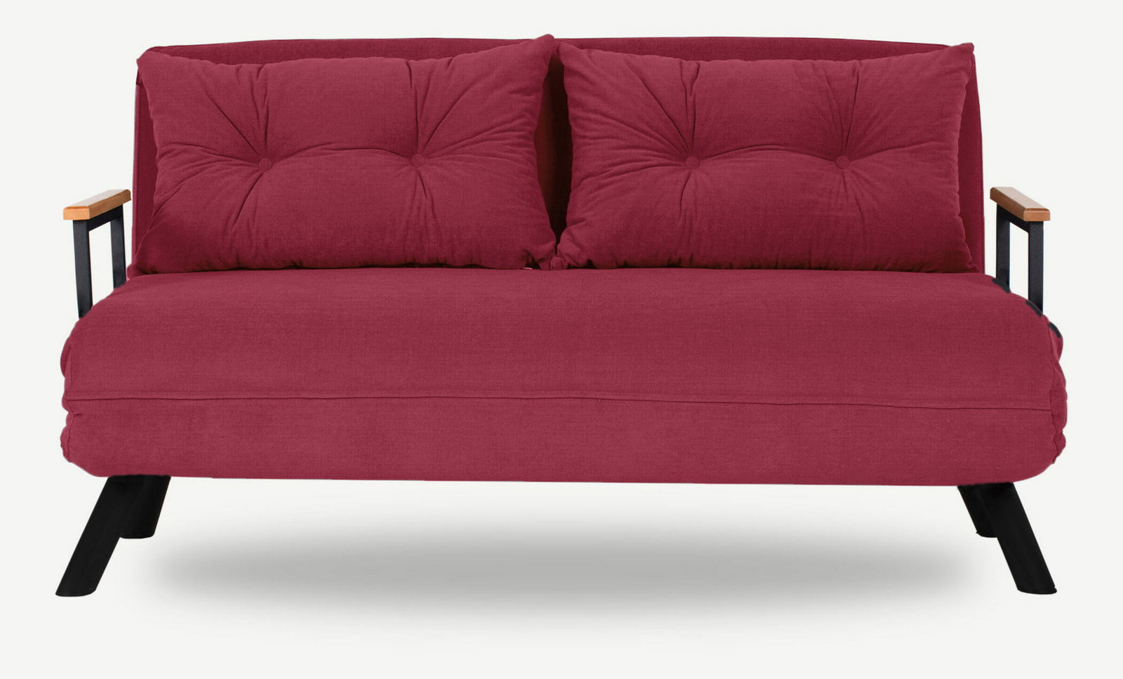 Pohovka futon Sandy (bordó)