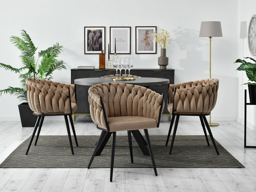 Jídelní židle Radio (černá)