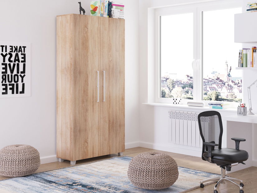 Sklápěcí postel 90 Todd (dub sonoma) (vertikální)