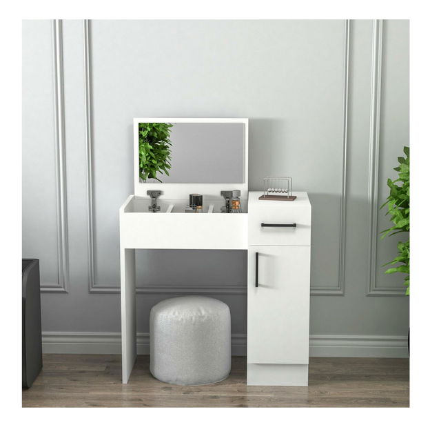 Toaletní stolek Nukela 3 (bílá)