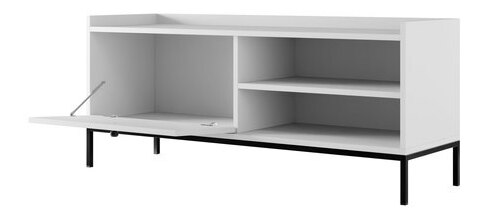 TV skříňka Tezarta 1K (bílá + černá)