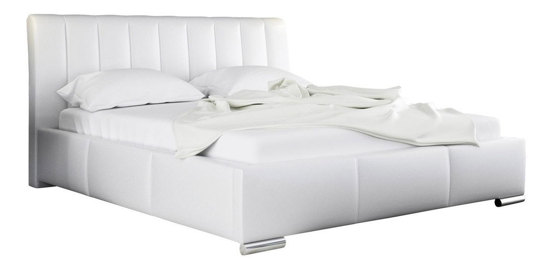 Manželská postel 160cm Mundano (bílá)
