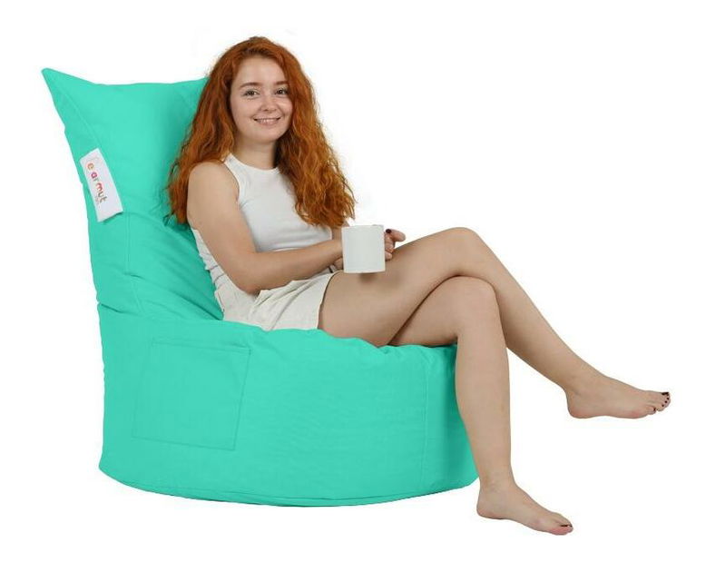 Sedací pytel Beemin (tyrkysová)