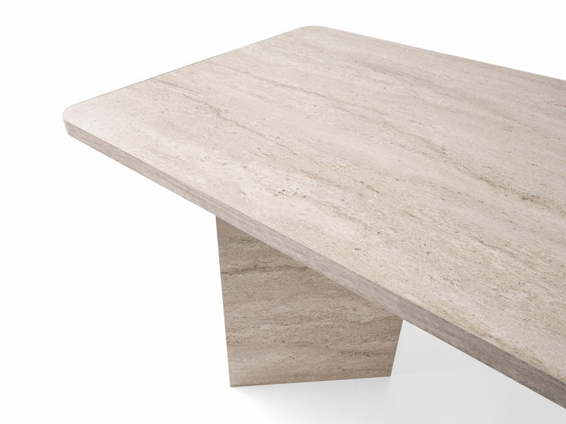 Jídelní stůl Loftonoso (travertin)