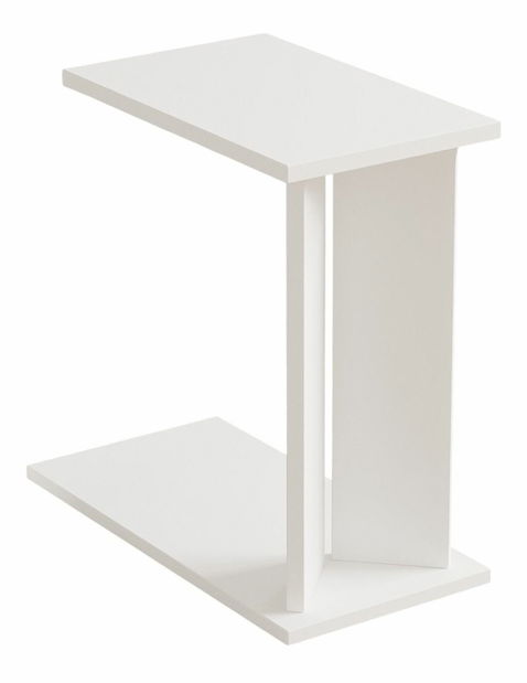 Příruční stolek Luninadis (bílá)