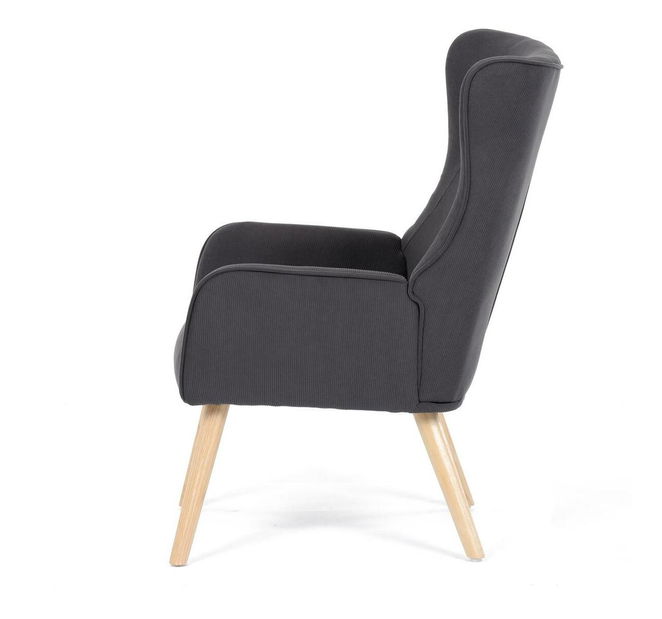 Křeslo Atribuian (tmavě šedá)