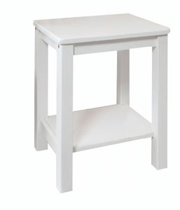 Noční stolek Fosil (bílá)