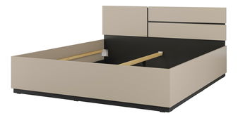 Manželská postel 180 cm Crossroad S32 (congo + černá)