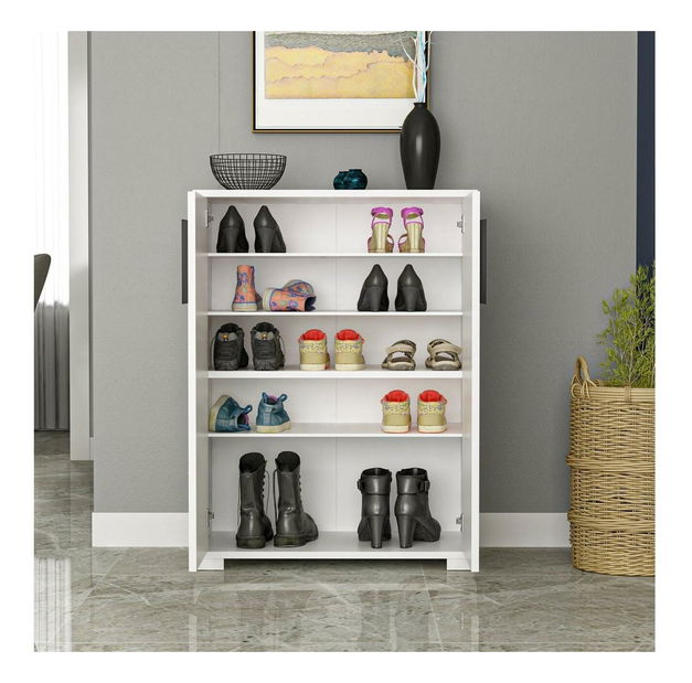 Botník (skříňka na boty) Vipapo 10 (bílá)