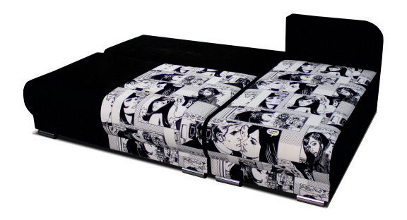 Rohová sedací souprava Mondo komiks (P)