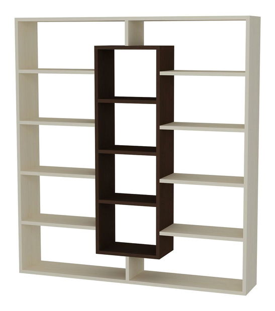 Regál Apple (dub + hnědá)