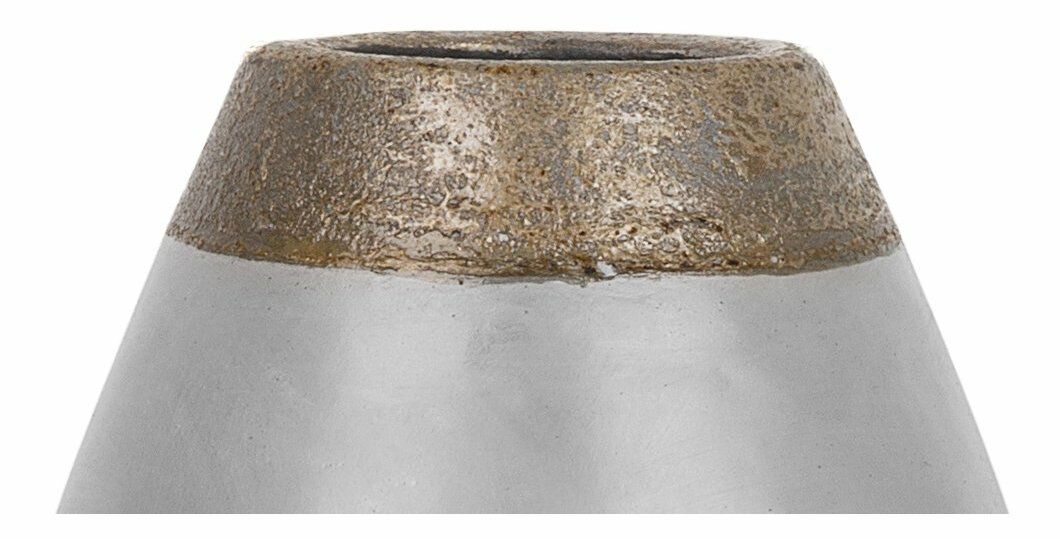 Váza CORIBA 32 cm (keramika) (šedá)