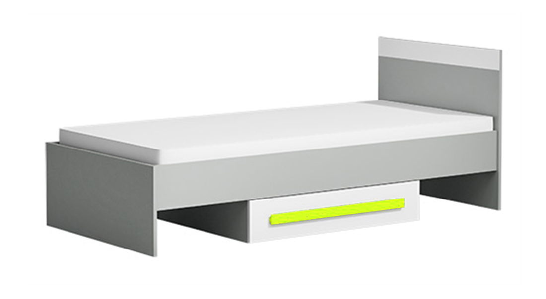 Jednolůžková postel 90 cm Gilla G12 (zelená)