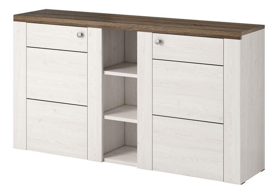 Skříňka Larita Typ 26 (sibiu larche + dub sonoma truflový)