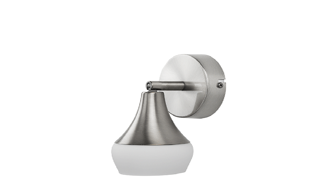 Set 2 ks. nástěnných lamp AMADORA I (kov) (stříbrná)