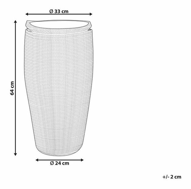 Úložný koš Arturo (černá)