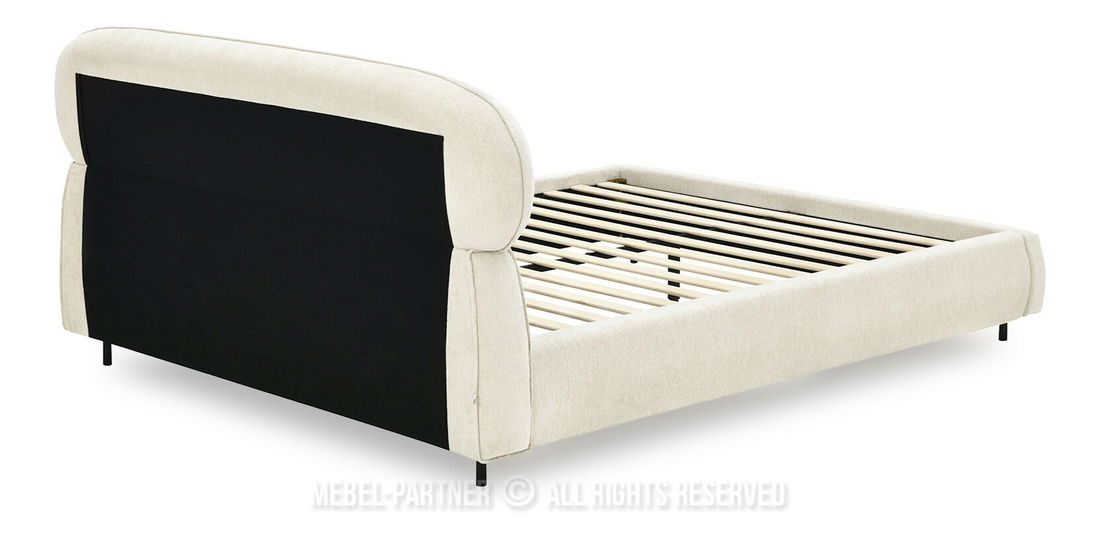 Manželská postel 180 cm Asesora 180 (krémová + černá)