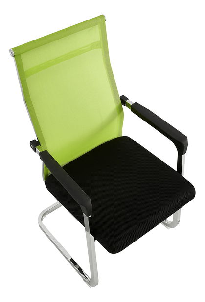 Kancelářská židle Rimal (zelená + černá)