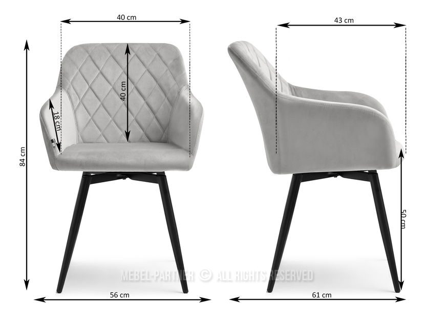 Židle Logie (béžová + černá)