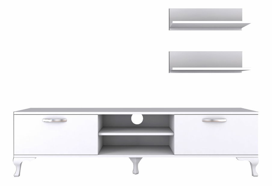 Obývací stěna Medvídky (Bílá)