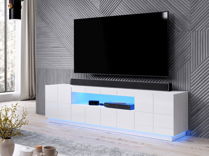 TV stolek Rojan (bílá)