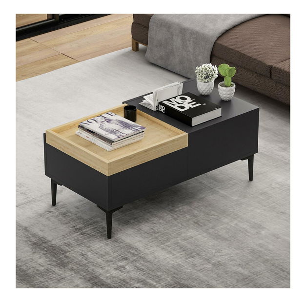 Konferenční stolek Maddame (antracit)