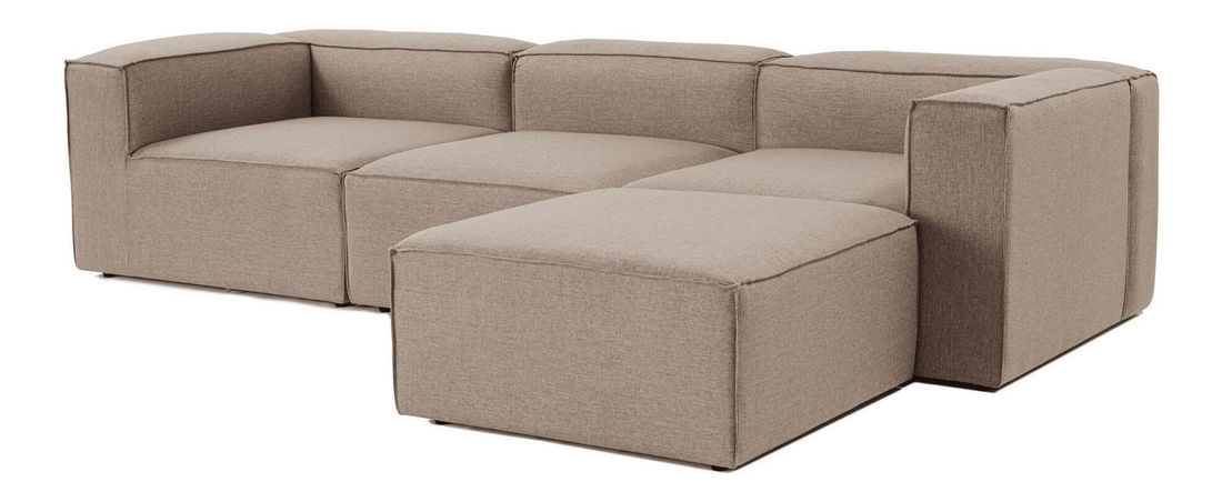 Rohová sedačka Forewona (hnědá)