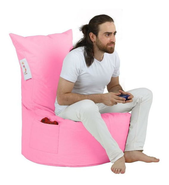 Sedací pytel Beemin (růžová)