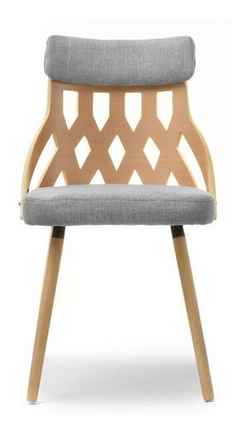 Židle Crab (bukově šedá + buk)