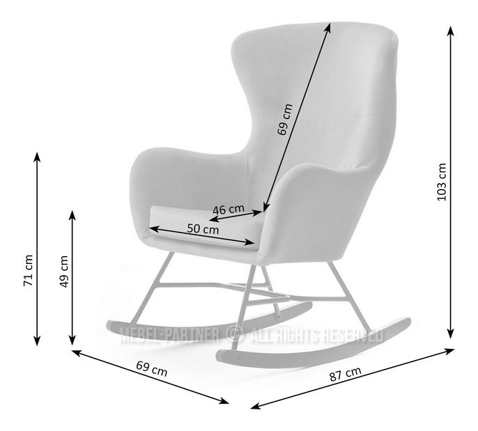 Relaxační křeslo Nestlase (černá)
