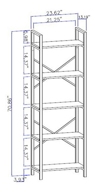 Regál Vimeve (borovice atlantická)