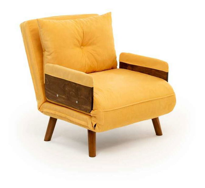 Křeslo Como S (hořčicová)