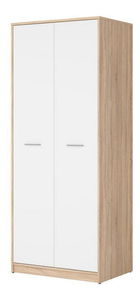 Šatní skříň BRW Nepo Plus 33 (dub sonoma + bílá)