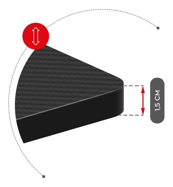 Elektricky nastavitelný PC stolek Hyperion 7.9 (černá)