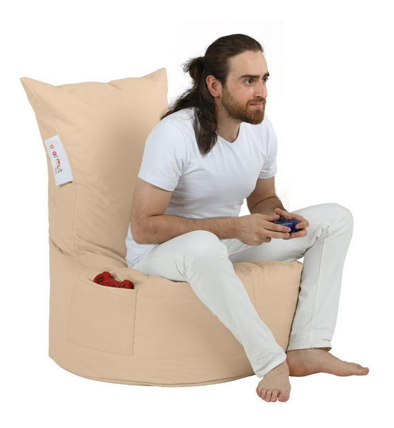 Sedací pytel Beemin (béžová)